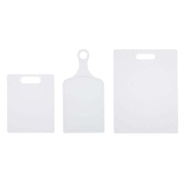 Farberware 3-Piece Essential Poly Kitchen Cutting Board Set